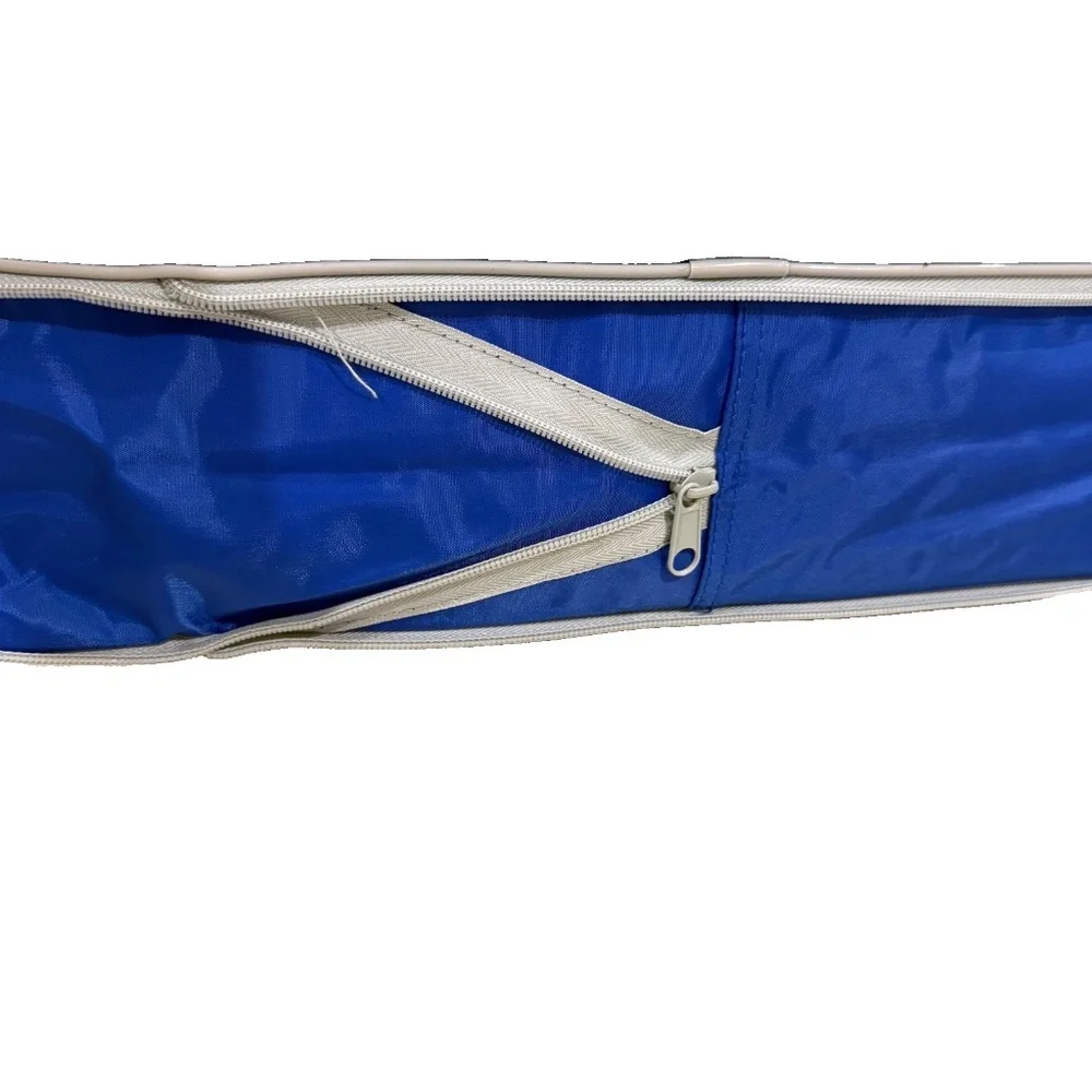 American Express Vintage Expandable Duffle/Gym Bag w/Handles/Shoulder Strap Blue